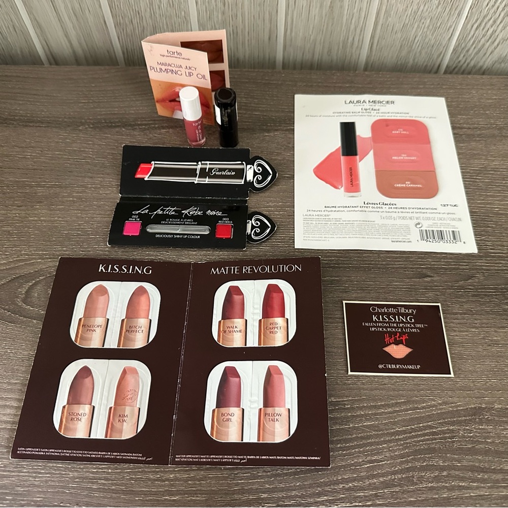 Lip Lot Charlotte Tilbury Guerlain Ulta Tarte Laura Mercier Travel
